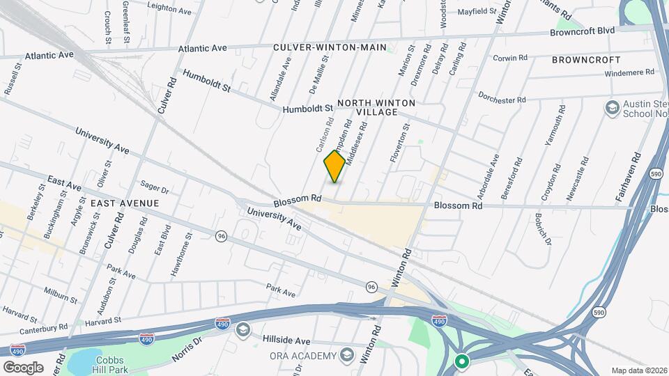 55 Middlesex Rd Map and Location Details