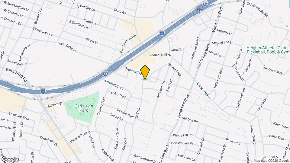 1705 Elk Trail Map and Location Details