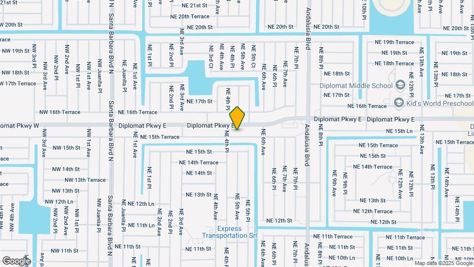425 NE 15th Terrace Map and Location Details
