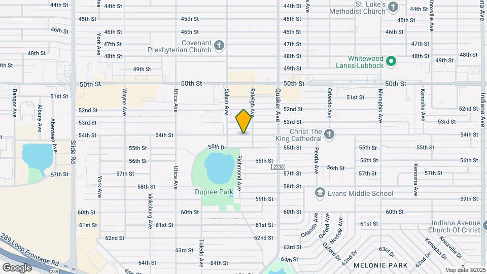 4507 54th St Map and Location Details