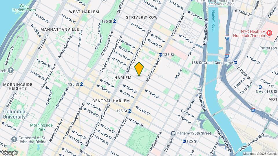 119 W 130TH St Map and Location Details
