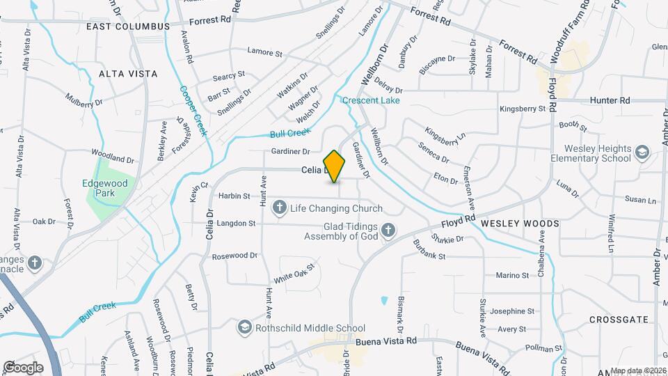 1513 Edgechester Ave Map and Location Details