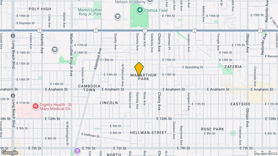 1382-1382 Gaviota Ave Map and Location Details