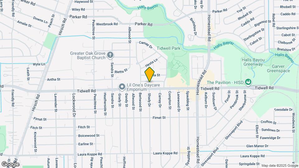 6126 Antha St Map and Location Details