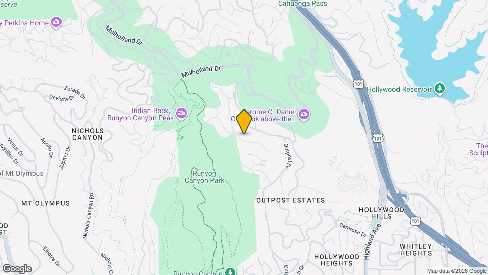 2528 Carman Crest Dr Map and Location Details