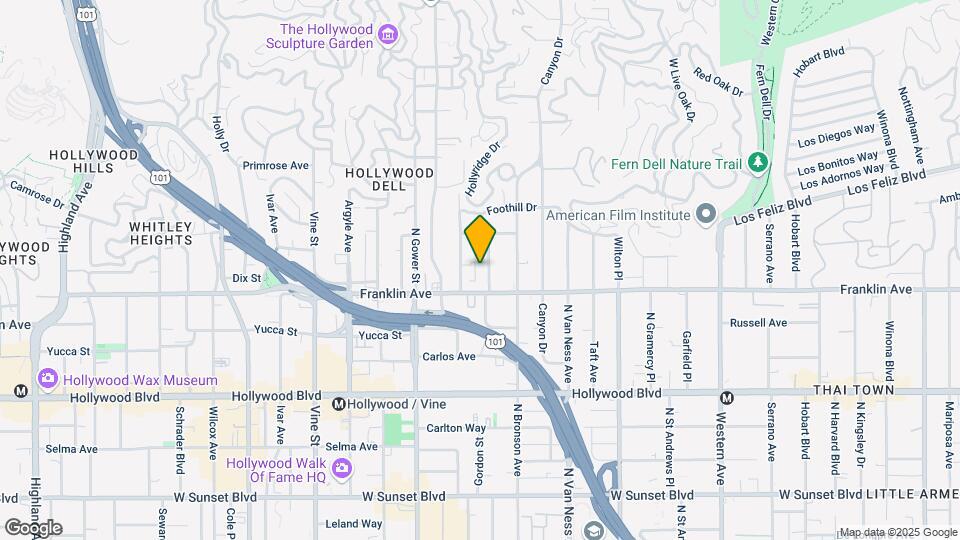 1929 Tamarind Ave Map and Location Details