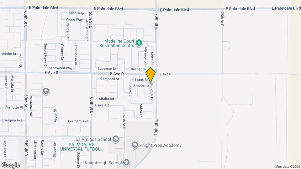 6929 Atmore St Map and Location Details