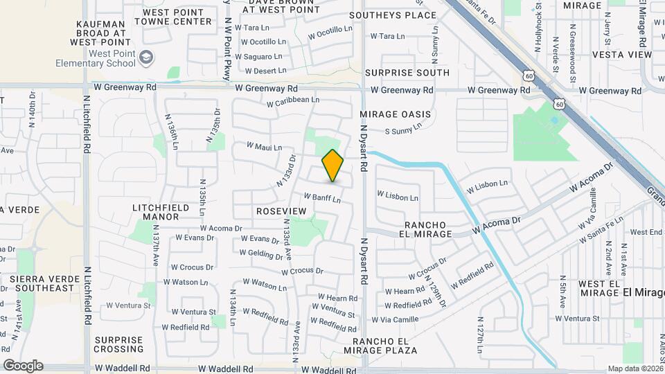 13177 W Mauna Loa Ln Map and Location Details