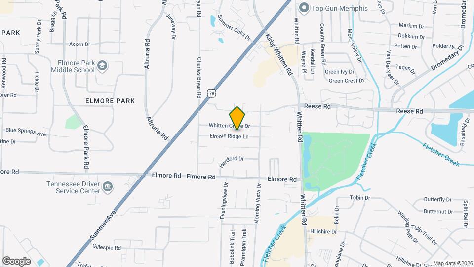6640 Elmore Ridge Ln Map and Location Details