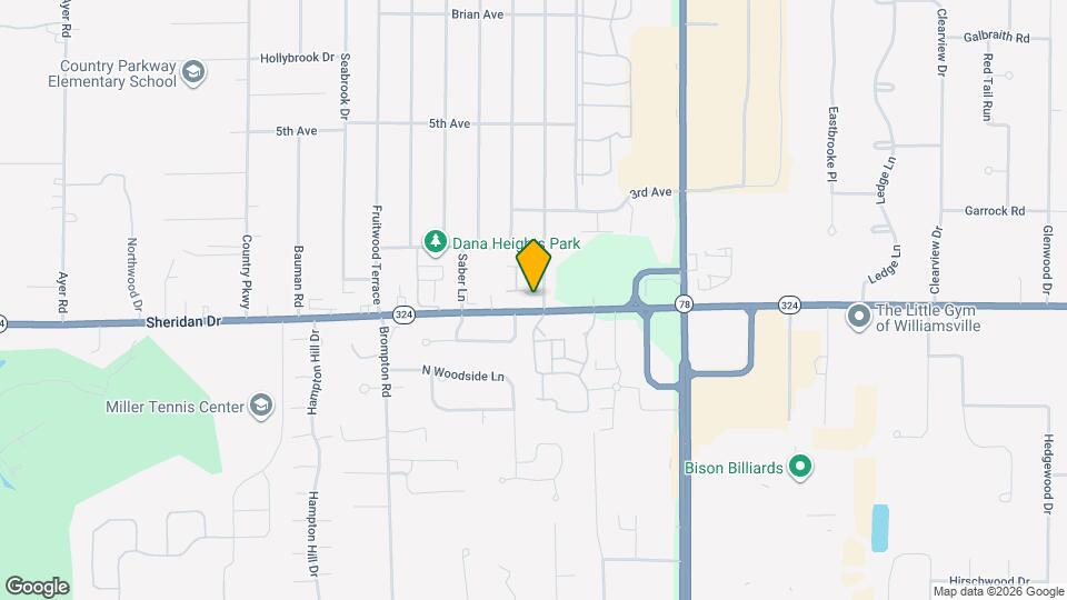 6188 Sheridan Dr Mapa y Detalles de la Ubicación