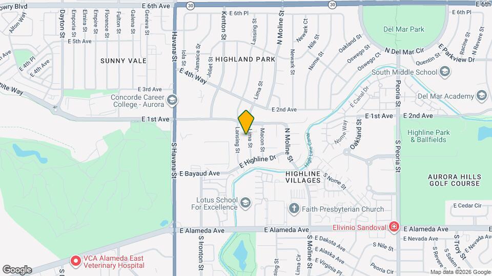 57 Lima St Map and Location Details