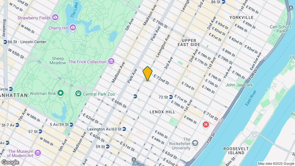 154 E 71st St Map and Location Details