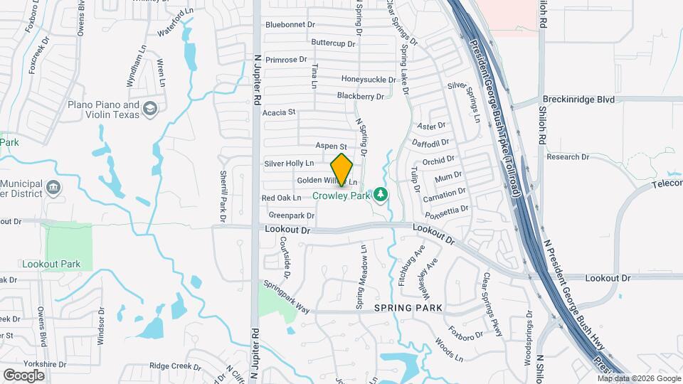 2713 N Spring Dr Map and Location Details