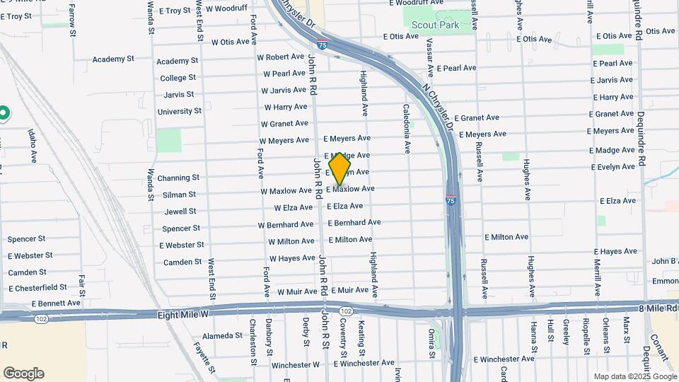 138 E Maxlow Ave Map and Location Details