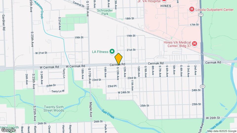 8959 W Cermak Rd Map and Location Details