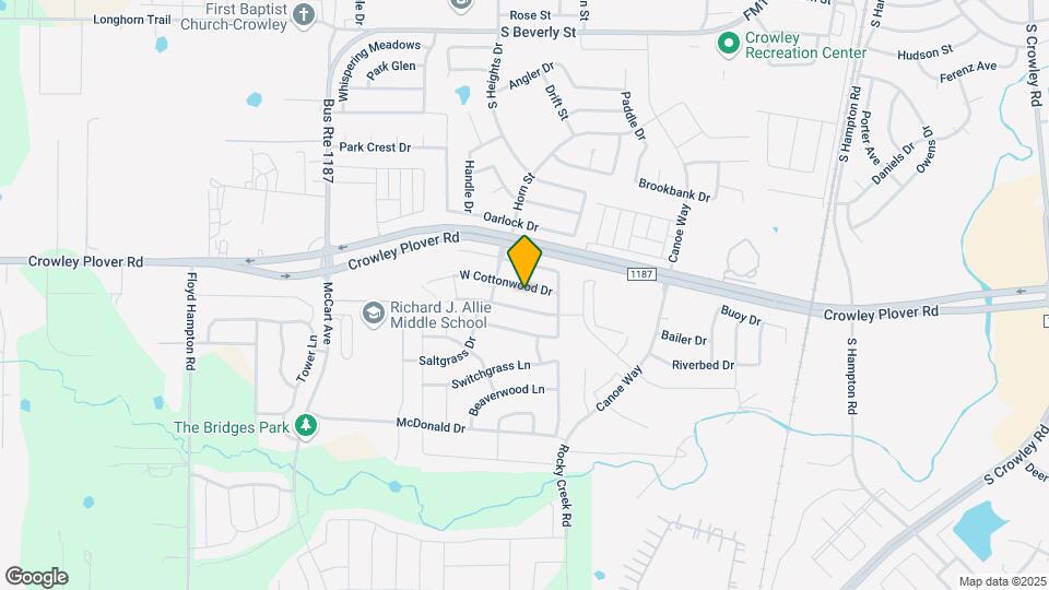 1129 W Cottonwood Dr Map and Location Details