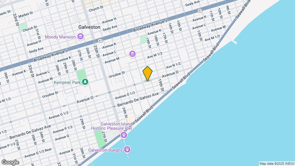 2015 Avenue O Map and Location Details