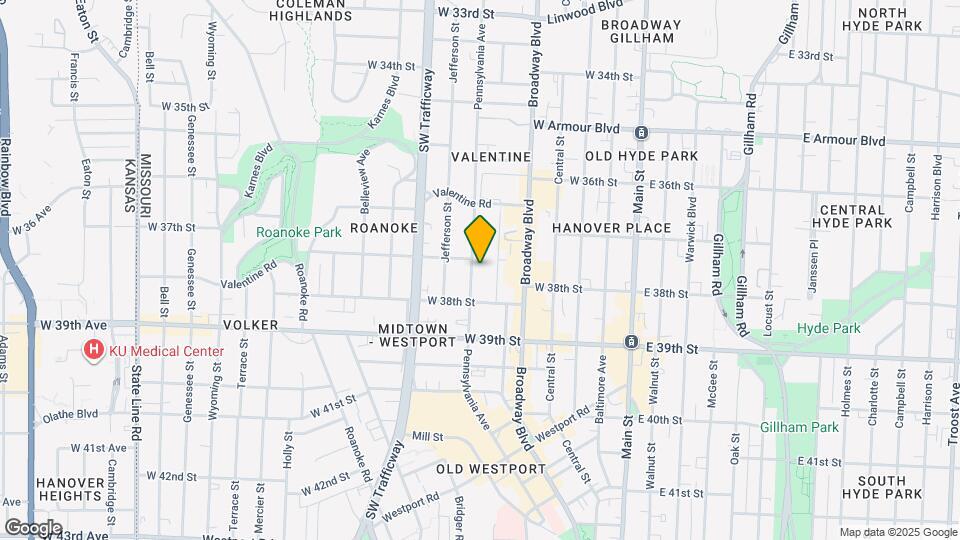 3703 Pennsylvania Ave Map and Location Details