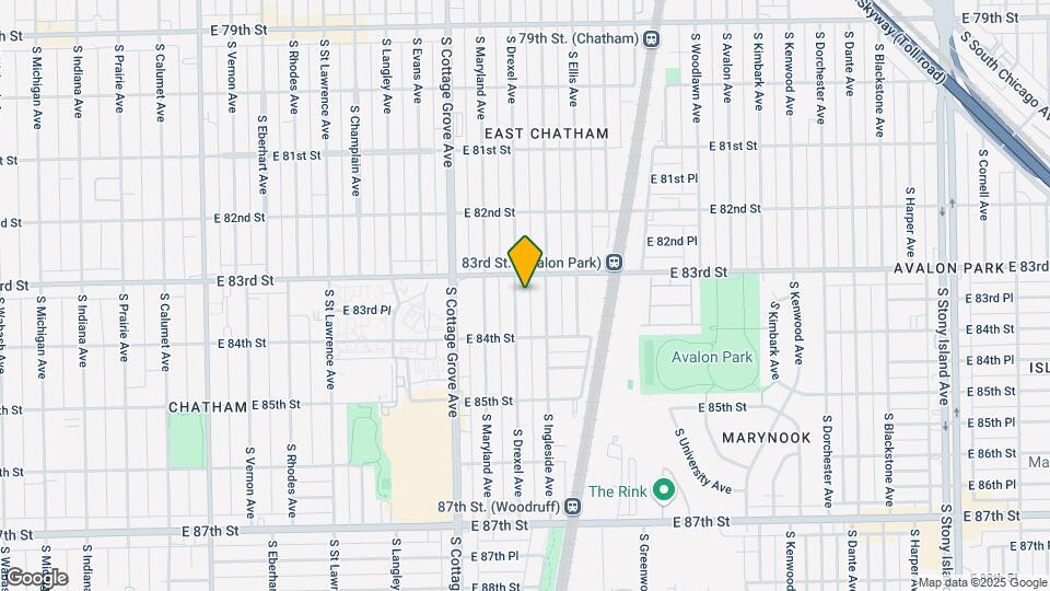 8321 S Drexel Ave Map and Location Details