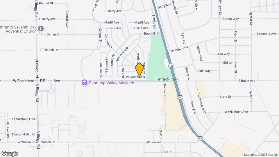 841 Valiant Ave Map and Location Details