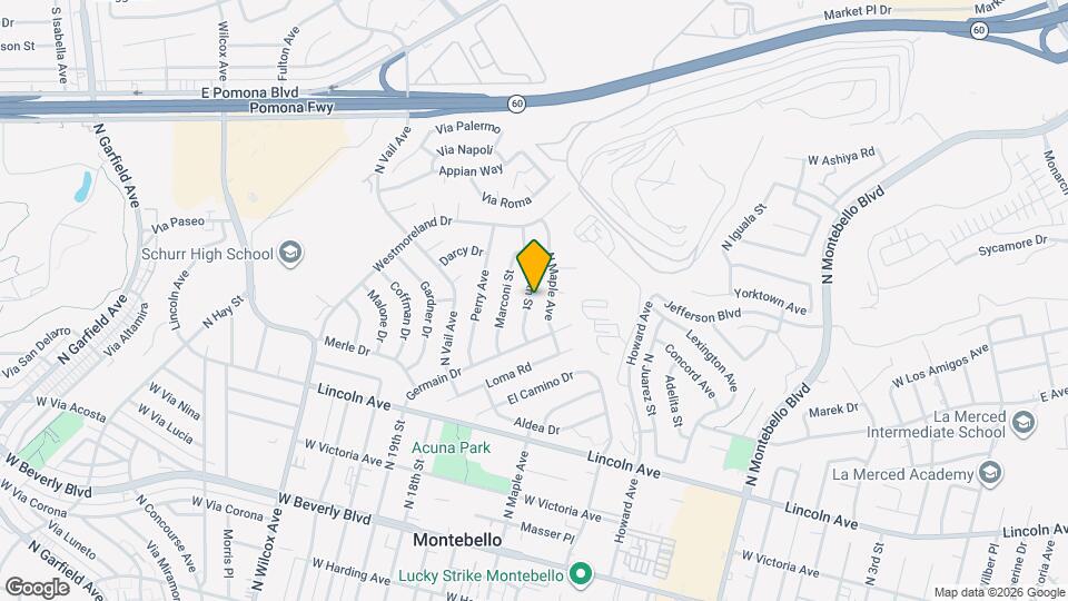 824 N 16th St Mapa y Detalles de la Ubicación