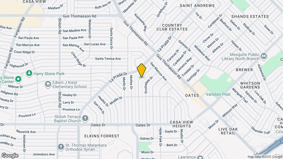 4524 Harvey Dr Map and Location Details
