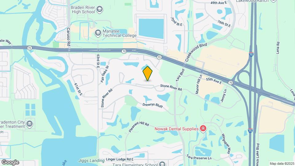 6713 Stone River Rd, Unit 104 Map and Location Details