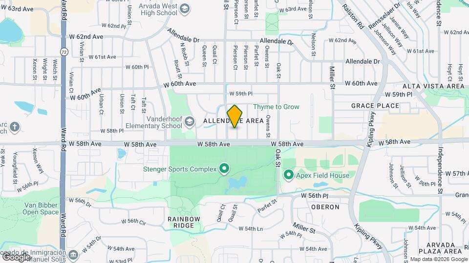 5819 Pierson St Map and Location Details