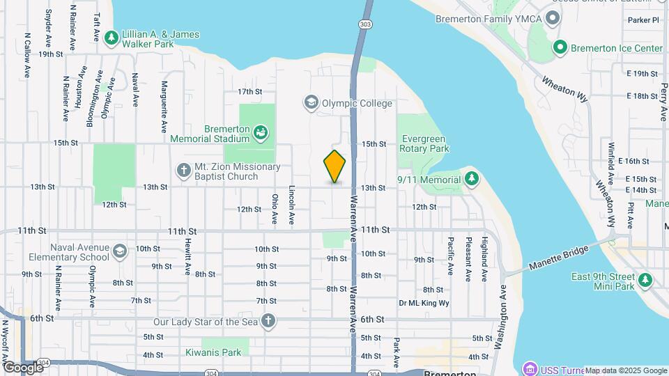 1107 13th St Map and Location Details