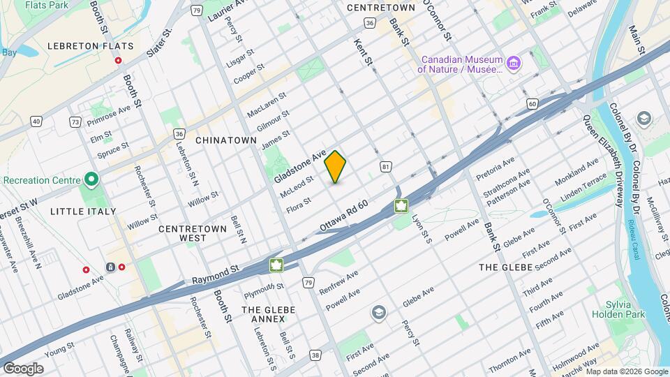 268 Flora St, Unit Unit 1 Map and Location Details