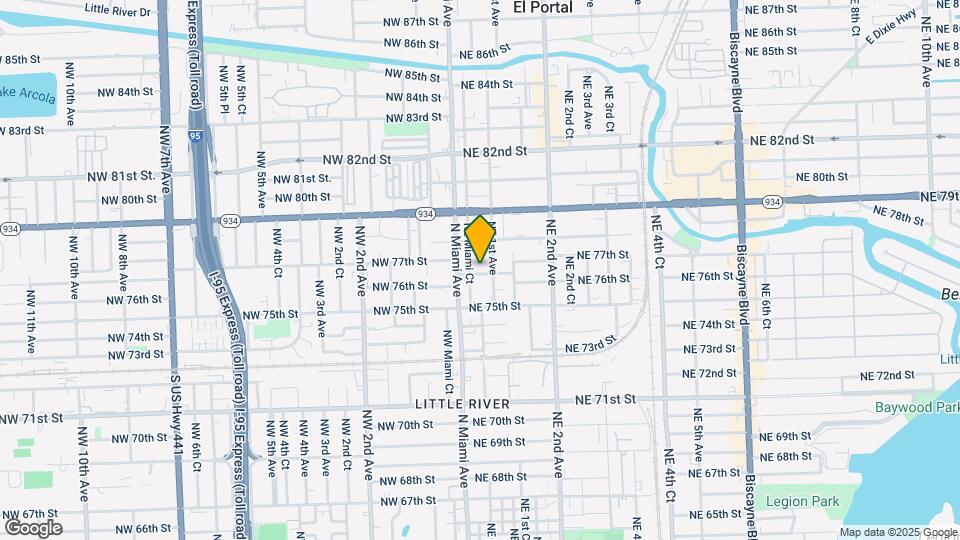 29-33 NE 76th St Map and Location Details