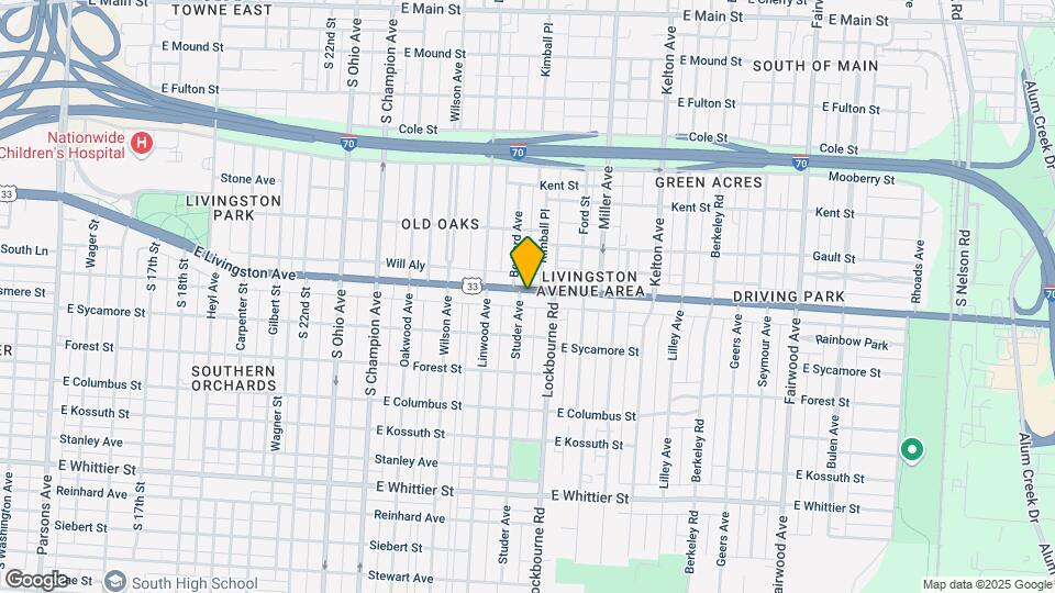 1259 E Livingston Ave Map and Location Details