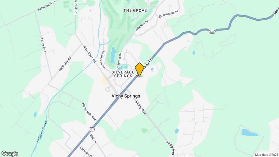 2061 Monticello Rd Map and Location Details