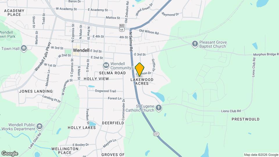 116 Lakewood Dr Map and Location Details