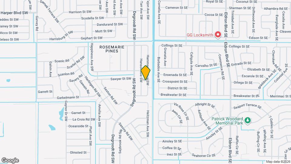 1098 Hammacher Ave SW Mapa y Detalles de la Ubicación