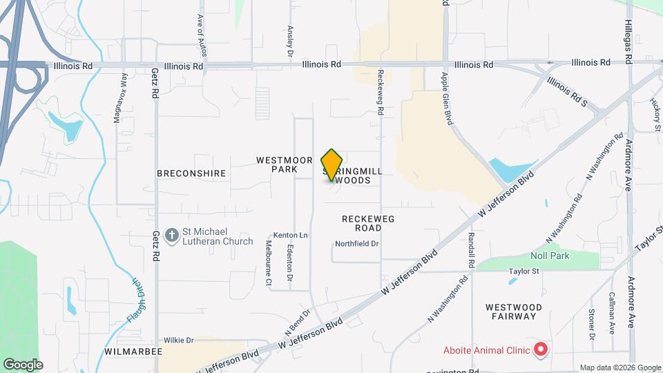 5123 Pinebrook Dr Map and Location Details