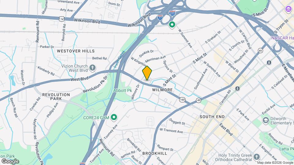 614 West Blvd Map and Location Details