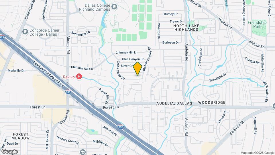 12112 Cross Creek Dr Mapa y Detalles de la Ubicación