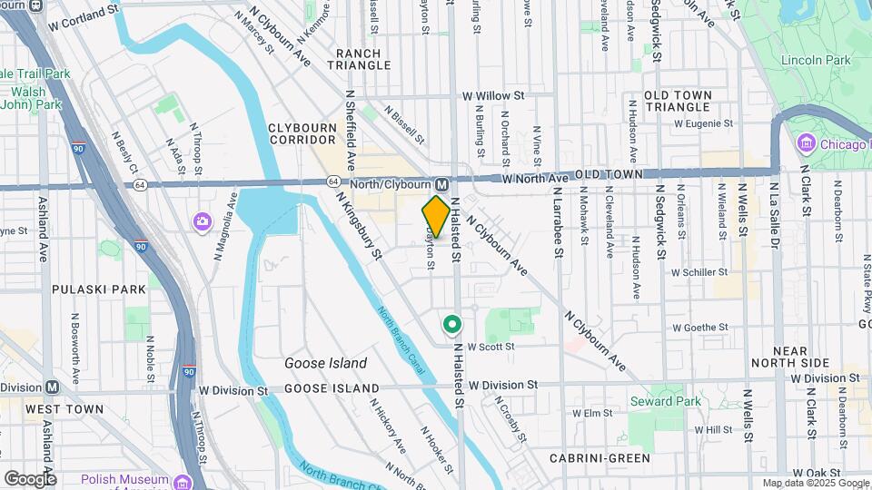 832 W Blackhawk St Mapa y Detalles de la Ubicación