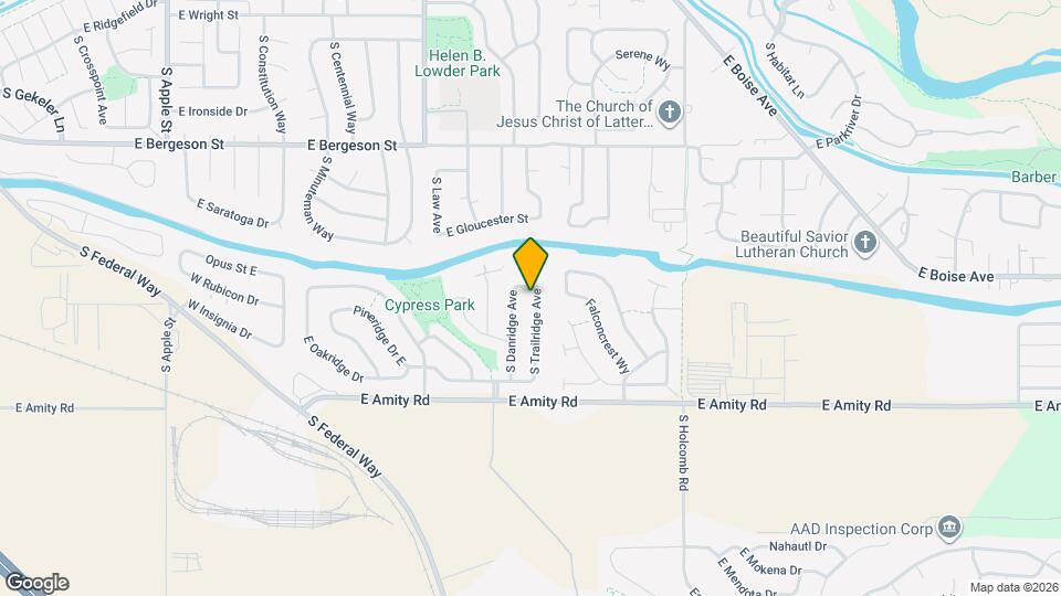 4233 S Trailridge Ave Map and Location Details