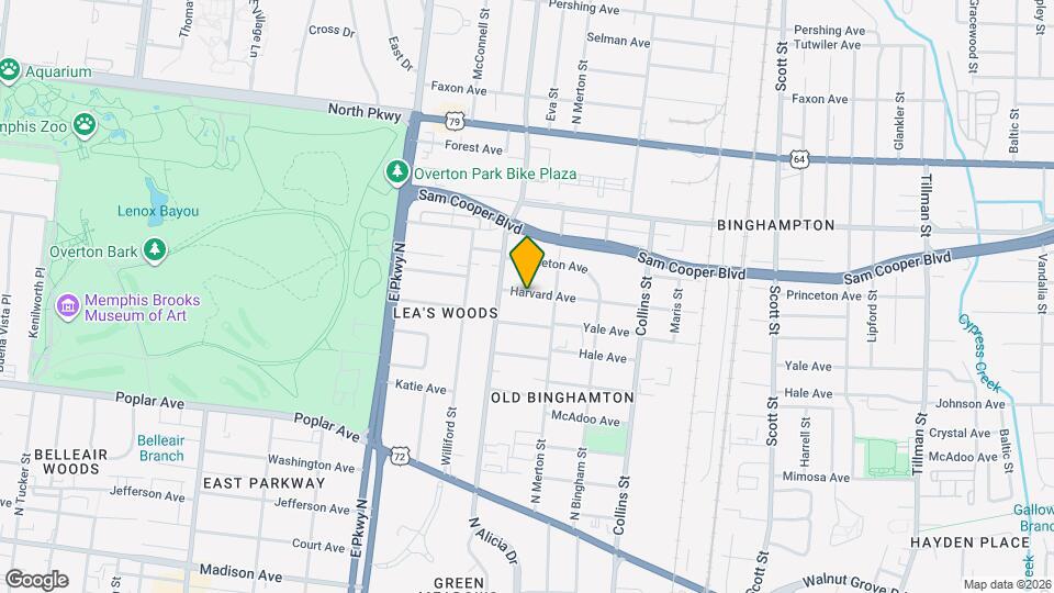 2485 Harvard Ave Map and Location Details