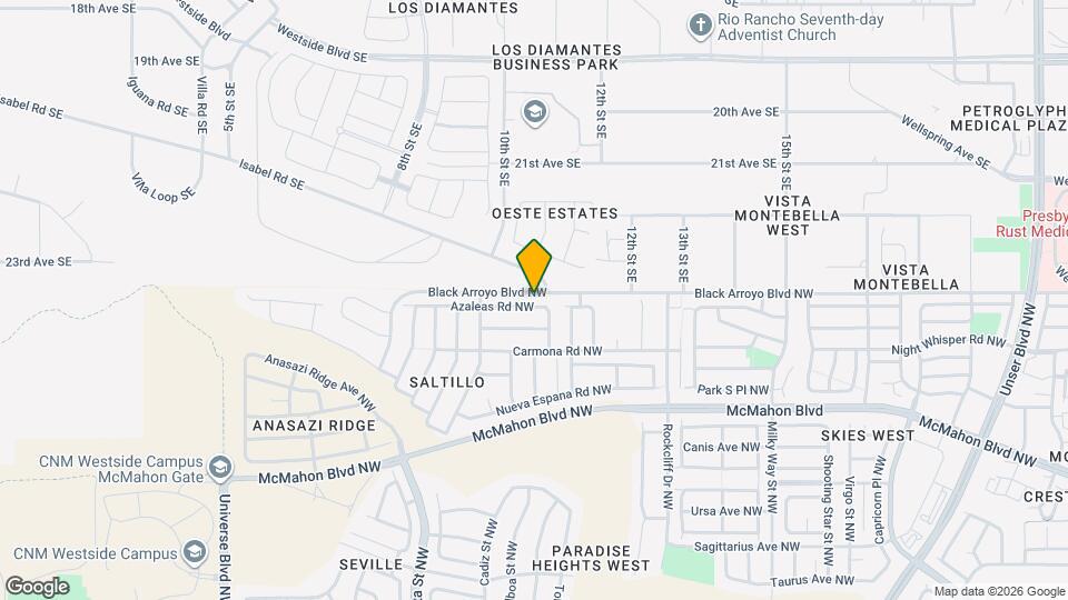 6257 Azaleas Rd NW Mapa y Detalles de la Ubicación