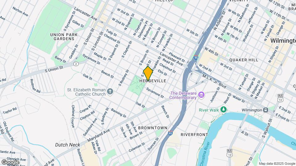 502 S Franklin St Map and Location Details
