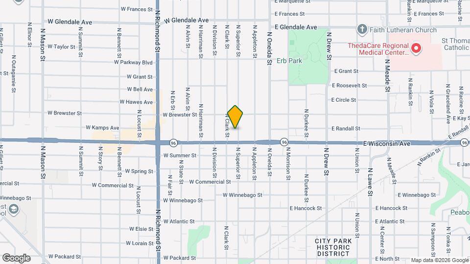 1319 N Superior St Mapa y Detalles de la Ubicación