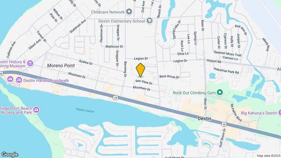 627 Sea View Dr Map and Location Details