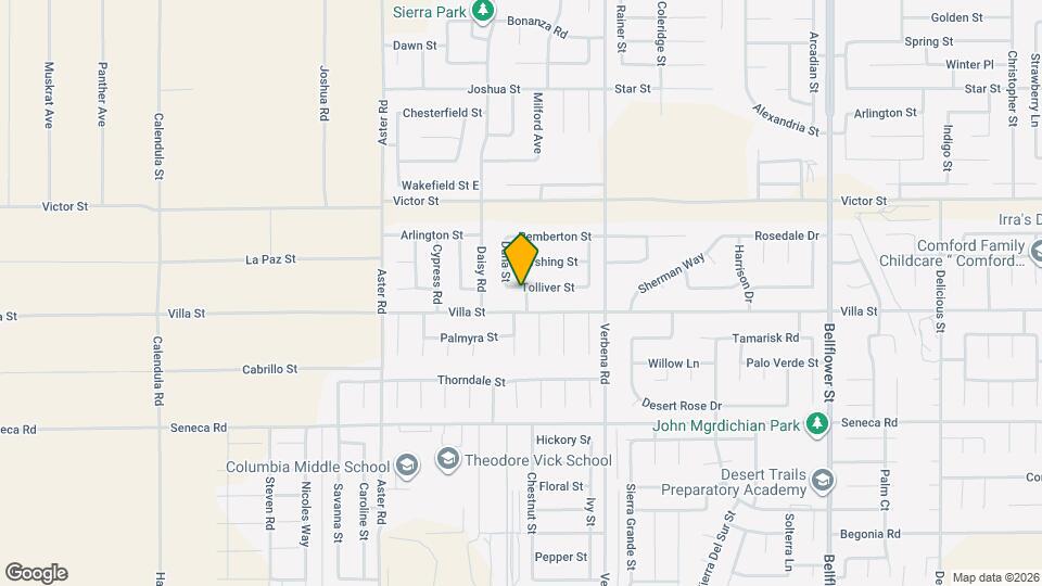 10747 Tolliver St Map and Location Details