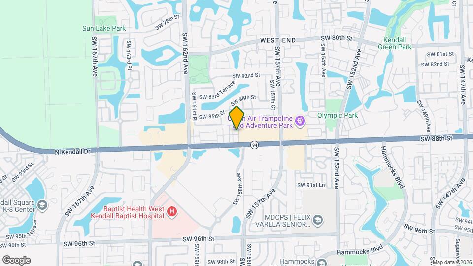 8688 SW 158th Pl Map and Location Details