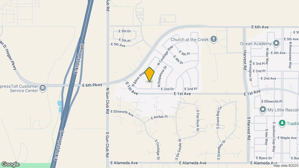 117 N Coolidge Way Map and Location Details