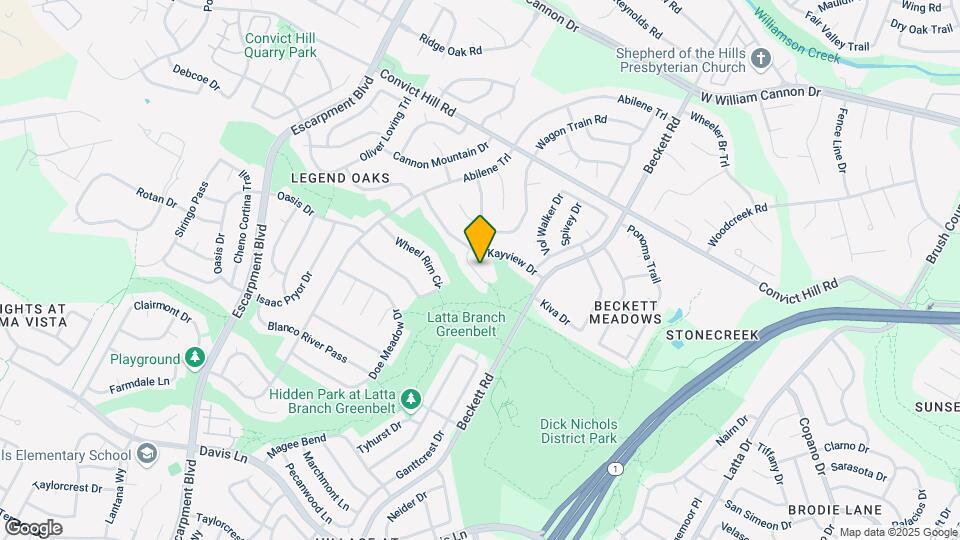 7805 Kincheon Ct Map and Location Details
