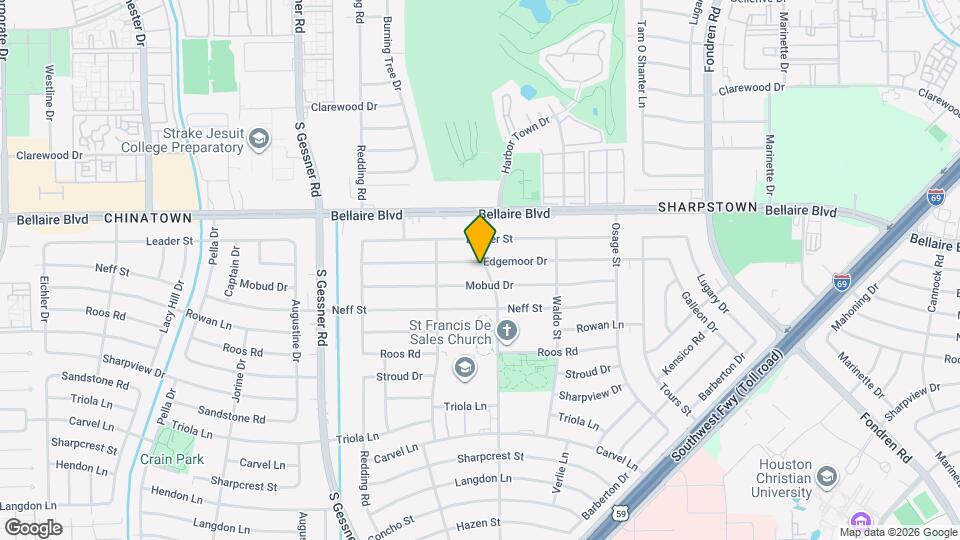 8303 Edgemoor Dr Map and Location Details